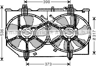 Prasco DN7513 - Ventilators, Motora dzesēšanas sistēma autodraugiem.lv