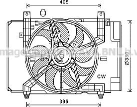 Prasco DN7532 - Ventilators, Motora dzesēšanas sistēma autodraugiem.lv