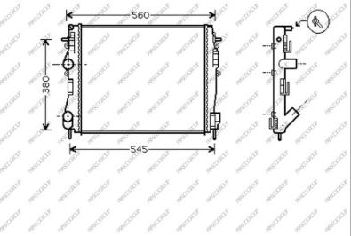 Prasco DS917R012 - Radiators, Motora dzesēšanas sistēma autodraugiem.lv