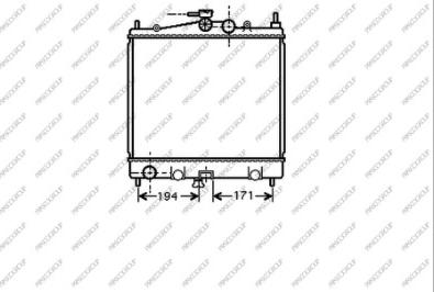 Prasco DS011R009 - Radiators, Motora dzesēšanas sistēma autodraugiem.lv