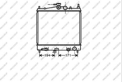 Prasco DS011R005 - Radiators, Motora dzesēšanas sistēma autodraugiem.lv