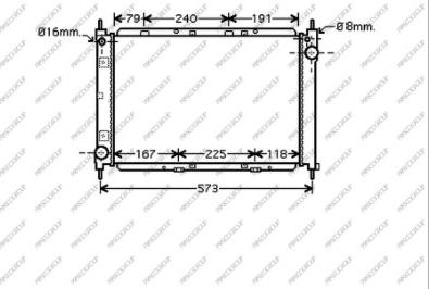 Prasco DS011R011 - Radiators, Motora dzesēšanas sistēma autodraugiem.lv