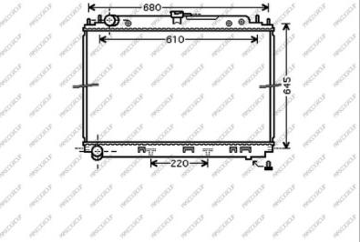 Prasco DS814R001 - Radiators, Motora dzesēšanas sistēma autodraugiem.lv