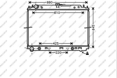 Prasco DS814R002 - Radiators, Motora dzesēšanas sistēma autodraugiem.lv