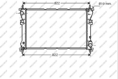 Prasco FD910R003 - Radiators, Motora dzesēšanas sistēma autodraugiem.lv