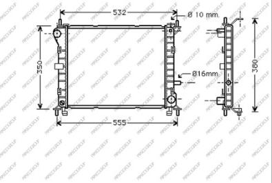 Prasco FD420R001 - Radiators, Motora dzesēšanas sistēma autodraugiem.lv