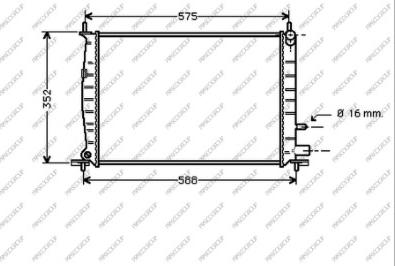 Prasco FD050R004 - Radiators, Motora dzesēšanas sistēma autodraugiem.lv