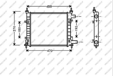 Prasco FD006R003 - Radiators, Motora dzesēšanas sistēma autodraugiem.lv