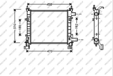 Prasco FD006R002 - Radiators, Motora dzesēšanas sistēma autodraugiem.lv