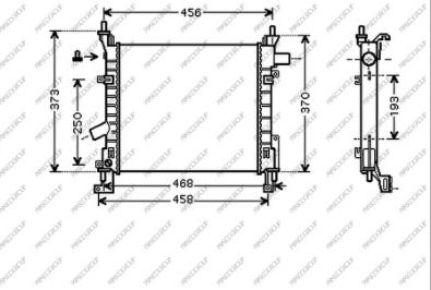 Prasco FD007R003 - Radiators, Motora dzesēšanas sistēma autodraugiem.lv