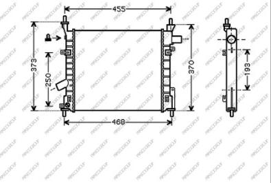 Prasco FD007R002 - Radiators, Motora dzesēšanas sistēma autodraugiem.lv