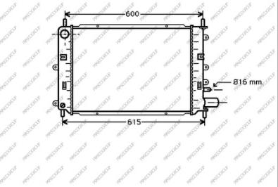 Prasco FD024R006 - Radiators, Motora dzesēšanas sistēma autodraugiem.lv