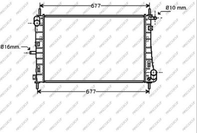 Prasco FD107R004 - Radiators, Motora dzesēšanas sistēma autodraugiem.lv