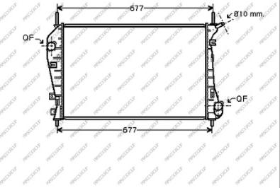 Prasco FD107R003 - Radiators, Motora dzesēšanas sistēma autodraugiem.lv