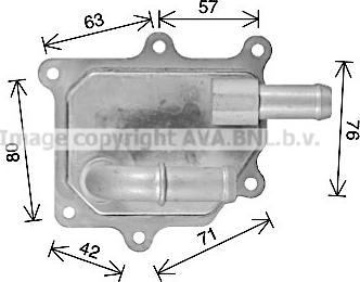 Prasco FD3671 - Eļļas radiators, Motoreļļa autodraugiem.lv