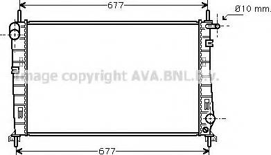 Prasco FD2185 - Radiators, Motora dzesēšanas sistēma autodraugiem.lv