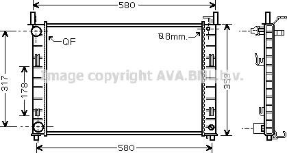 Prasco FD2326 - Radiators, Motora dzesēšanas sistēma autodraugiem.lv