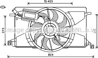 Prasco FD7565 - Ventilators, Motora dzesēšanas sistēma autodraugiem.lv