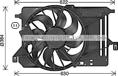 Prasco FD7685 - Ventilators, Motora dzesēšanas sistēma autodraugiem.lv