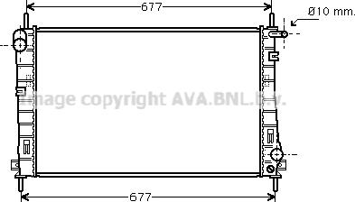 Prasco FDA2336 - Radiators, Motora dzesēšanas sistēma autodraugiem.lv