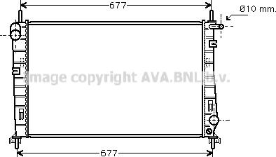 Prasco FDA2266 - Radiators, Motora dzesēšanas sistēma autodraugiem.lv