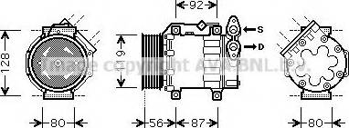 Prasco FDK431 - Kompresors, Gaisa kond. sistēma autodraugiem.lv