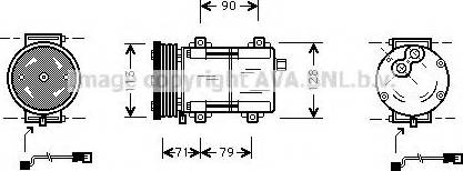 Prasco FDK284 - Kompresors, Gaisa kond. sistēma autodraugiem.lv