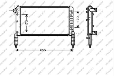 Prasco FT908R004 - Radiators, Motora dzesēšanas sistēma autodraugiem.lv