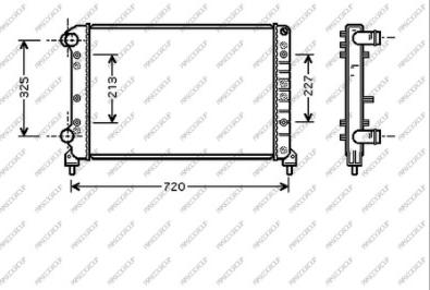 Prasco FT908R002 - Radiators, Motora dzesēšanas sistēma autodraugiem.lv