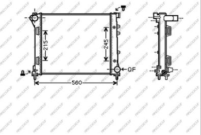 Prasco FT030R003 - Radiators, Motora dzesēšanas sistēma autodraugiem.lv