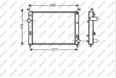 Prasco FT114R001 - Radiators, Motora dzesēšanas sistēma autodraugiem.lv