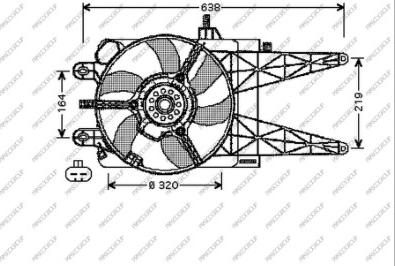 Prasco FT133F001 - Ventilators, Motora dzesēšanas sistēma autodraugiem.lv