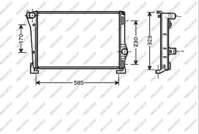 Prasco FT133R008 - Radiators, Motora dzesēšanas sistēma autodraugiem.lv