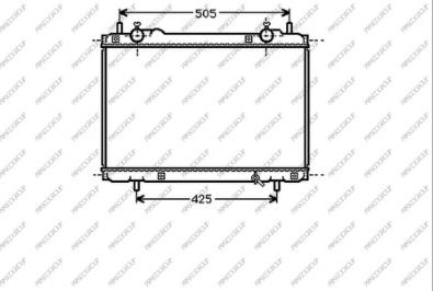 Prasco FT137R012 - Radiators, Motora dzesēšanas sistēma autodraugiem.lv