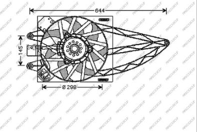 Prasco FT122F003 - Ventilators, Motora dzesēšanas sistēma autodraugiem.lv