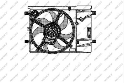Prasco FT342F006 - Ventilators, Motora dzesēšanas sistēma autodraugiem.lv
