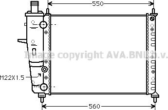 Prasco FTA2159 - Radiators, Motora dzesēšanas sistēma autodraugiem.lv