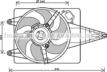 Prasco FT7546 - Ventilators, Motora dzesēšanas sistēma autodraugiem.lv
