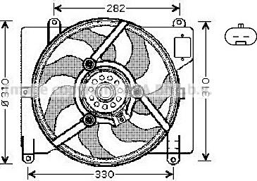 Prasco FT7503 - Ventilators, Motora dzesēšanas sistēma autodraugiem.lv
