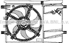 Prasco FT7532 - Ventilators, Motora dzesēšanas sistēma autodraugiem.lv