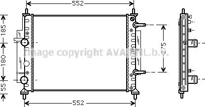 Prasco FTA2260 - Radiators, Motora dzesēšanas sistēma autodraugiem.lv