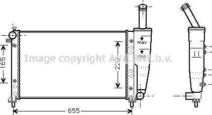 Prasco FTA2218 - Radiators, Motora dzesēšanas sistēma autodraugiem.lv