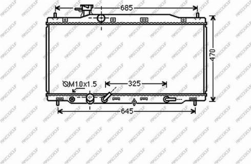 Prasco HD828R001 - Radiators, Motora dzesēšanas sistēma autodraugiem.lv