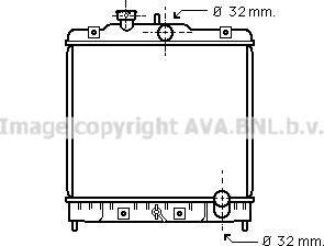 Prasco HD2075 - Radiators, Motora dzesēšanas sistēma autodraugiem.lv