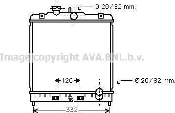 Prasco HD2120 - Radiators, Motora dzesēšanas sistēma autodraugiem.lv