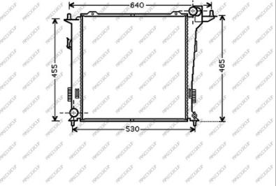 Prasco HN040R005 - Radiators, Motora dzesēšanas sistēma autodraugiem.lv