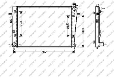Prasco HN802R006 - Radiators, Motora dzesēšanas sistēma autodraugiem.lv