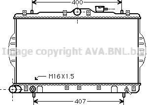 Prasco HYA2088 - Radiators, Motora dzesēšanas sistēma autodraugiem.lv