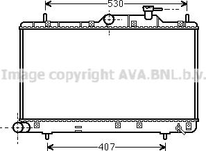 Prasco HYA2307 - Radiators, Motora dzesēšanas sistēma autodraugiem.lv