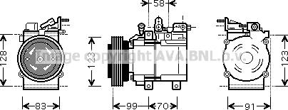 Prasco HYAK160 - Kompresors, Gaisa kond. sistēma autodraugiem.lv